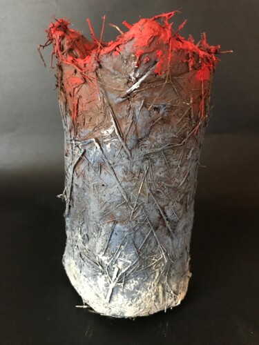 Sculpture titled "Vaso TC2" by Armando D'Andrea, Original Artwork, Clay