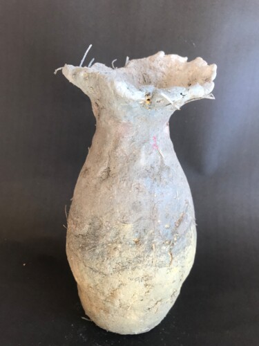 Sculpture titled "VASO8TC" by Armando D'Andrea, Original Artwork, Clay