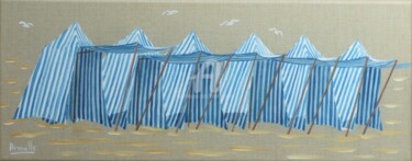 "tentes à Dinard" başlıklı Tablo Armelle Cailly tarafından, Orijinal sanat, Akrilik Ahşap Sedye çerçevesi üzerine monte edil…