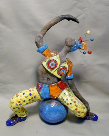 雕塑 标题为“La séance de gym.jpg” 由Armelle Colombier, 原创艺术品, 陶瓷