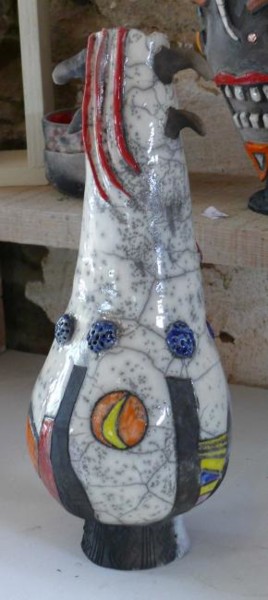 Design titled "vase corne" by Armelle Colombier, Original Artwork, Ceramics