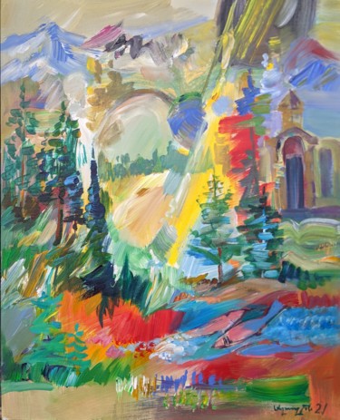 Peinture intitulée "Canadian:" par Armen Ghazayran (Nem), Œuvre d'art originale, Acrylique