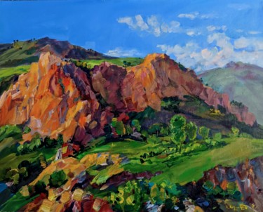 Peinture intitulée "Mountains closer to…" par Armen Ghazayran (Nem), Œuvre d'art originale, Acrylique