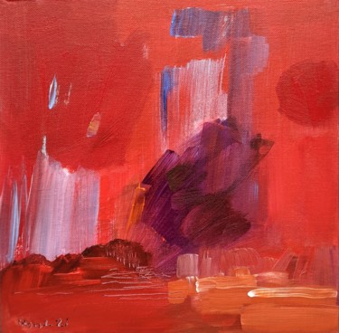 Peinture intitulée "not only red" par Armen Ghazayran (Nem), Œuvre d'art originale, Acrylique