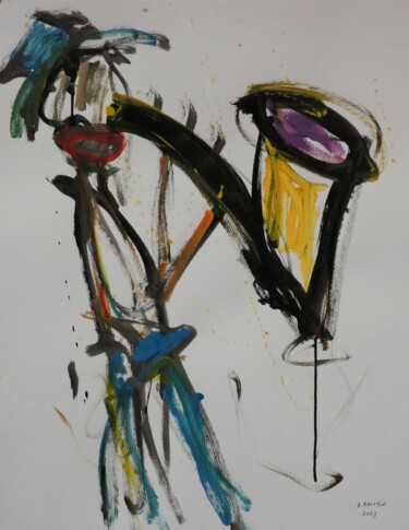 Картина под названием "M 4" - Arnaud Broutin, Подлинное произведение искусства, Акрил