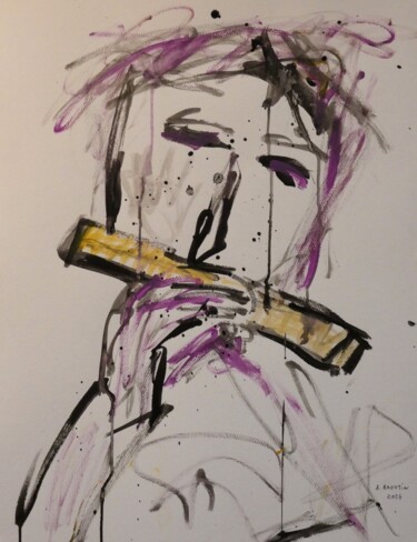 Картина под названием "M 10" - Arnaud Broutin, Подлинное произведение искусства, Акрил