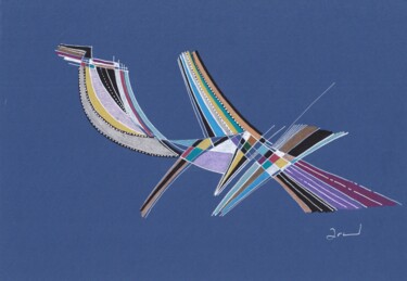 Dessin intitulée "Dromadaire" par Arnaud Dromigny, Œuvre d'art originale, Acrylique