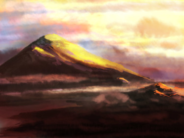 Digital Arts titled "Mountain" by Arnaud Lefebvre, Original Artwork