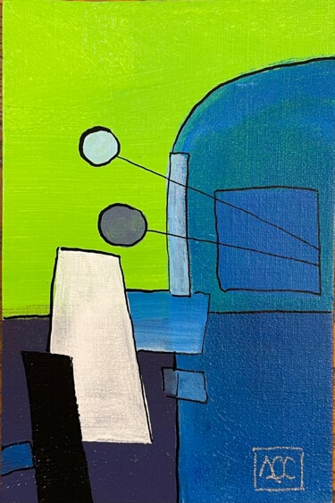 Painting titled "Abmin - Research on…" by Arnaud Quercy, Original Artwork, Acrylic