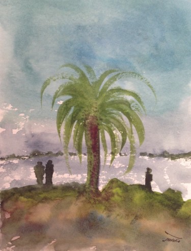 Painting titled "Tunisie" by Arnaud Thévenin, Original Artwork