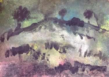 Peinture intitulée "Provence" par Arnaud Thévenin, Œuvre d'art originale, Encre