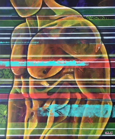 Painting titled "Erotika" by Arnaud Verhulst, Original Artwork, Acrylic