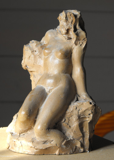 Sculpture titled "Terre cuite" by Christian Arnould, Original Artwork, Terra cotta