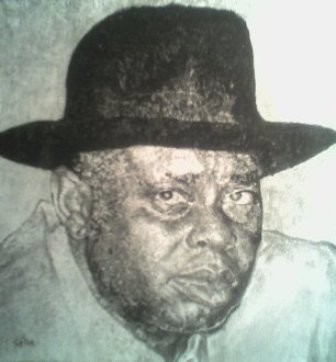 Dibujo titulada "Chief Alamieyeseigha" por Affordable Art, Obra de arte original, Otro