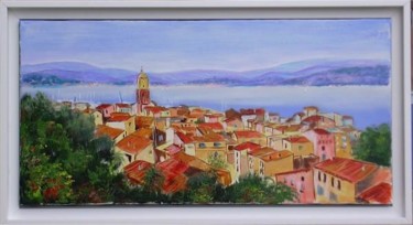 Schilderij getiteld "Dan - St Tropez" door Dan, Origineel Kunstwerk