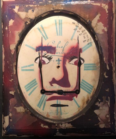 Peinture intitulée "It's time" par Dan, Œuvre d'art originale, Encre