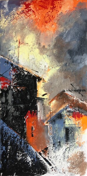 Peinture intitulée "Urban style II" par Dan, Œuvre d'art originale, Acrylique