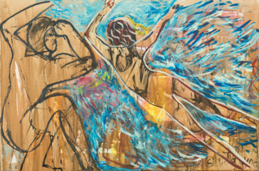 Pintura titulada "Искатели Янтаря" por Art Dalyna, Obra de arte original, Acrílico