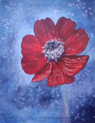 Painting titled "Cosmos" by Art-Teodora, Original Artwork, Oil