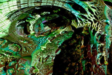 Arts numériques intitulée "Végétalie" par Artauxmurs, Œuvre d'art originale, Peinture numérique