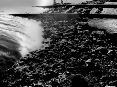 "Rail d'une cale de…" başlıklı Fotoğraf Ludovic Cussigh tarafından, Orijinal sanat, Dijital Fotoğrafçılık