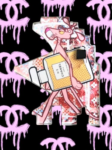Druckgrafik mit dem Titel "Art-Cade Bites Pink…" von Artcadebites, Original-Kunstwerk, Digitaldruck
