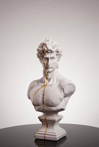 Sculpture titled "David’s Beauty Hand…" by Dervis Yusuf Akdemir, Original Artwork, Resin