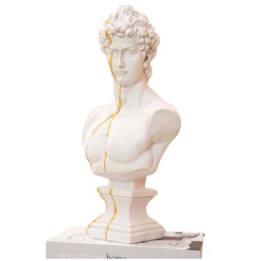 Scultura intitolato "David’s Beauty" da Dervis Yusuf Akdemir, Opera d'arte originale, Resina