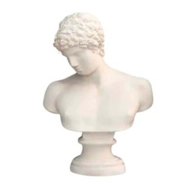 Sculpture titled "Greek God Antinous" by Dervis Yusuf Akdemir, Original Artwork, Resin