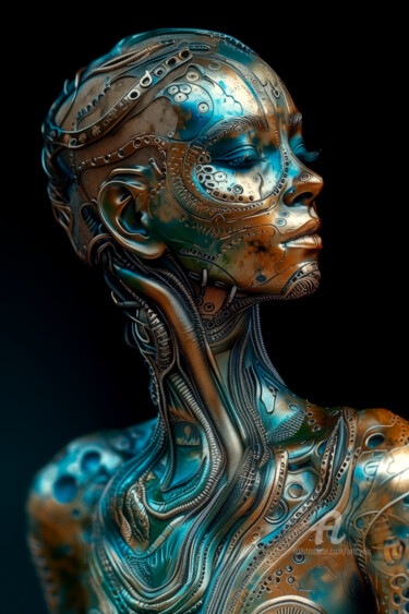 Digital Arts titled "Embodiment of a Cyb…" by Artcypia, Original Artwork, AI generated image