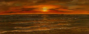Malerei mit dem Titel "Nordsee 3" von Hans-Peter Emons, Original-Kunstwerk, Öl