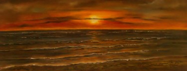 Painting titled "Nordsee 3" by Hans-Peter Emons, Original Artwork, Oil