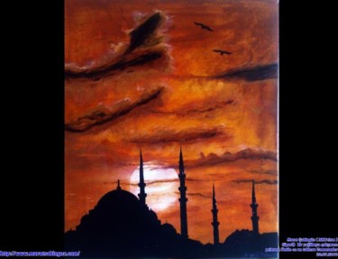 "Coucher de soleil I…" başlıklı Tablo Murat Sahingoz tarafından, Orijinal sanat, Petrol