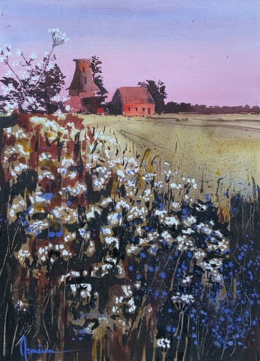 Painting titled "Old Holland" by Artem Pavlyukov, Original Artwork, Watercolor