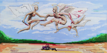 绘画 标题为“Angel” 由Artem Danevych, 原创艺术品, 丙烯
