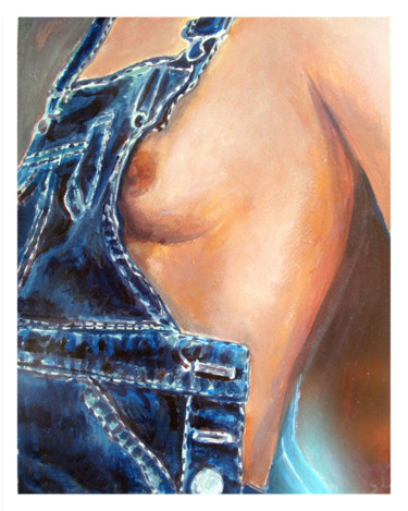 Digitale Kunst mit dem Titel ""Sexy Jeans" Photol…" von Nancy Almazán, Original-Kunstwerk, Digitale Malerei