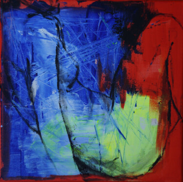 Pittura intitolato "Nude N057" da Artem Usá, Opera d'arte originale, Acrilico