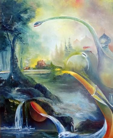 Malerei mit dem Titel "DECONFINEMENT 2" von Ma, Original-Kunstwerk, Öl