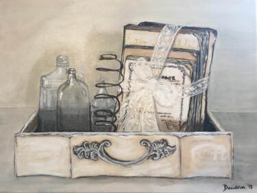 Painting titled "Brocante" by Daciana, Original Artwork