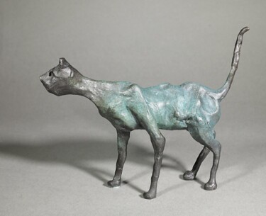 Escultura intitulada "Cat - Giant" por Artgallery, Obras de arte originais, Bronze