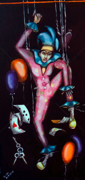 Puppet Master, Painting by Leszek Gaczkowski