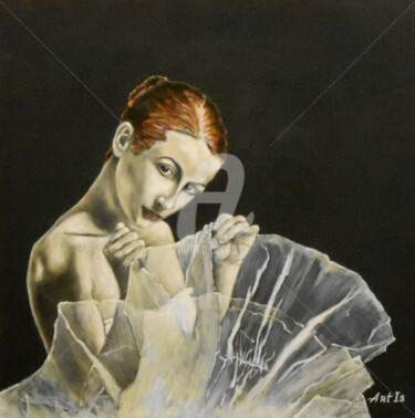 Peinture intitulée ""Ballerina is alway…" par Arthuris, Œuvre d'art originale, Huile