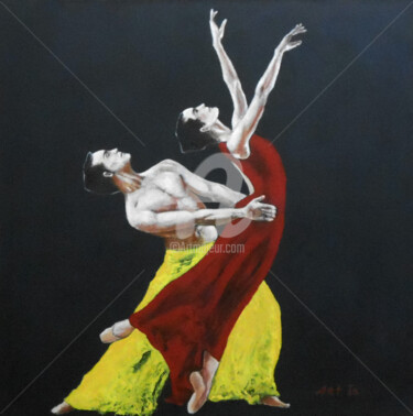 Pintura intitulada ""Modern Ballet" / S…" por Arthuris, Obras de arte originais, Óleo
