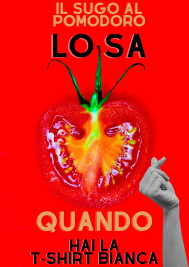 Arte digitale intitolato "Tomato" da Artina, Opera d'arte originale, Fotomontaggio
