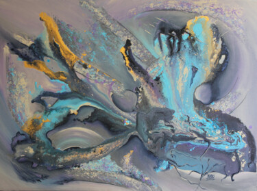 Schilderij getiteld "Rhapsody" door Artist Nikki, Origineel Kunstwerk, Acryl