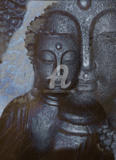 Digital Arts titled "Buddha" by Art Moé, Original Artwork, Photo Montage