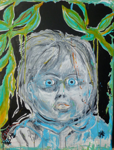 Schilderij getiteld "artno-baby.jpg" door Artnoo, Origineel Kunstwerk