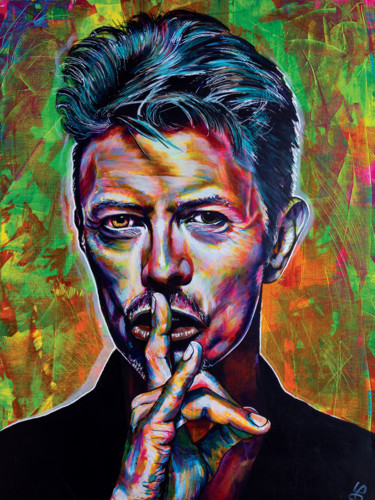 ""David Bowie"" başlıklı Tablo Loco Art tarafından, Orijinal sanat, Akrilik