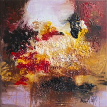 Pintura intitulada "Abstrait-18-24" por Artoosh Mouradian, Obras de arte originais, Acrílico