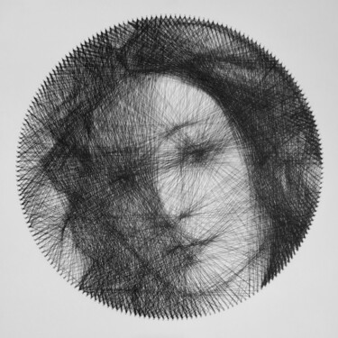 제목이 "String art fragment…"인 미술작품 Andrey Saharov로, 원작, 스트링 아트